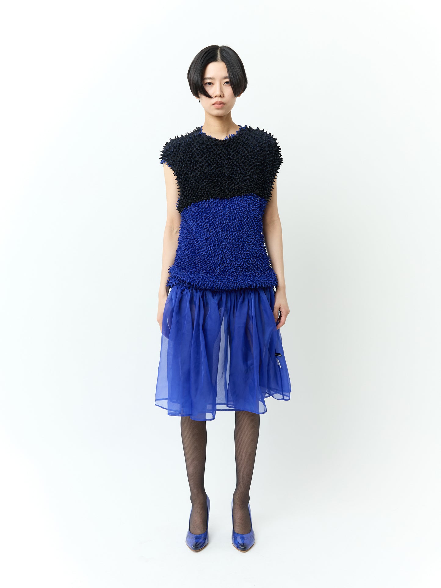 SHIBORI Mermaid Dress - 243 Blue