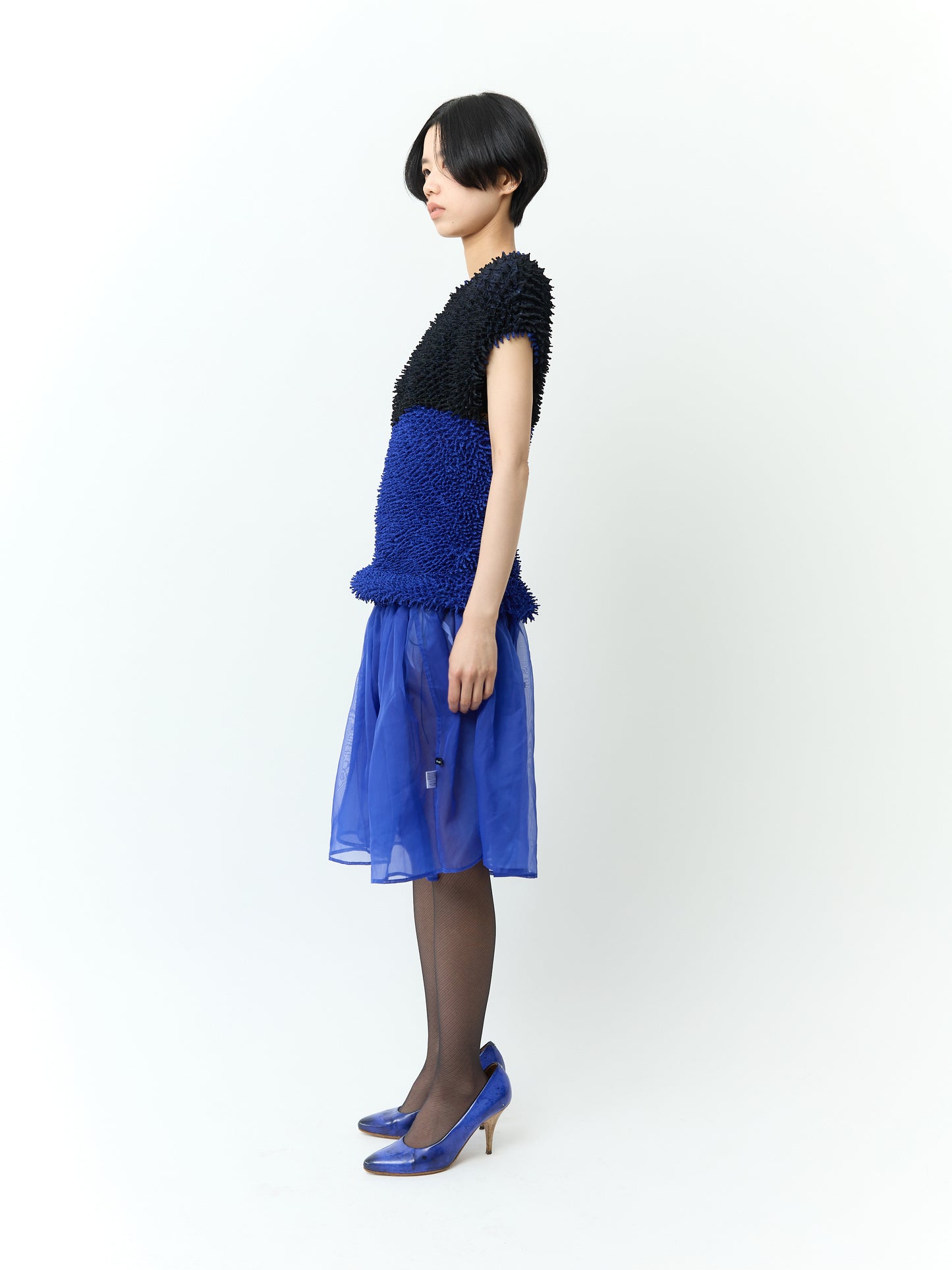 SHIBORI Mermaid Dress - 243 Blue
