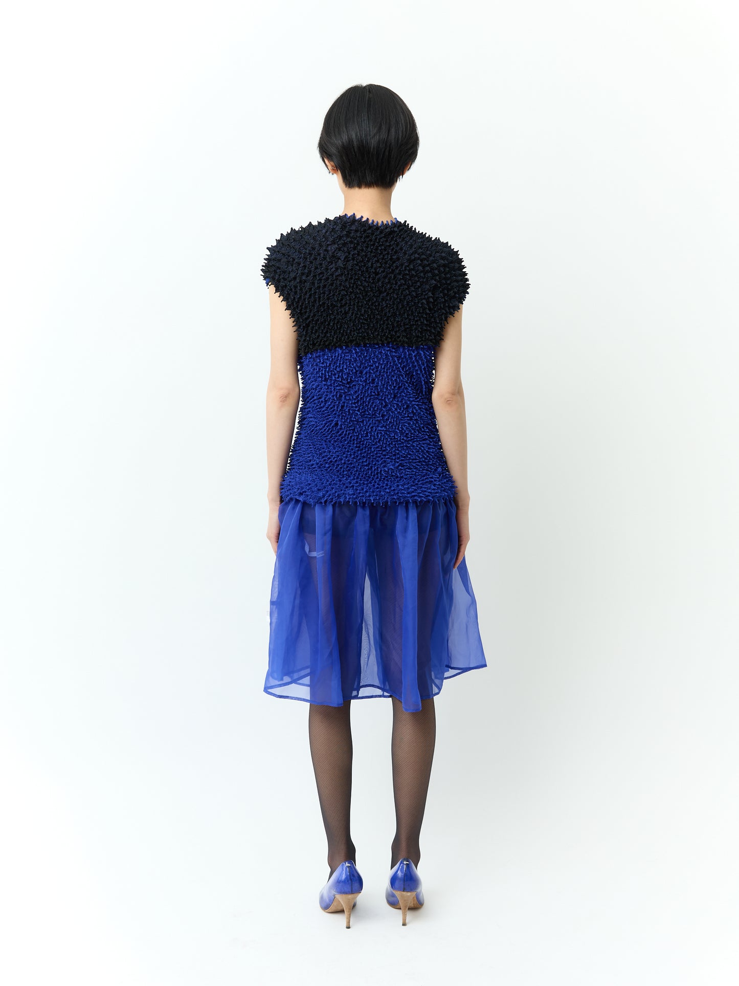 SHIBORI Mermaid Dress - 243 Blue