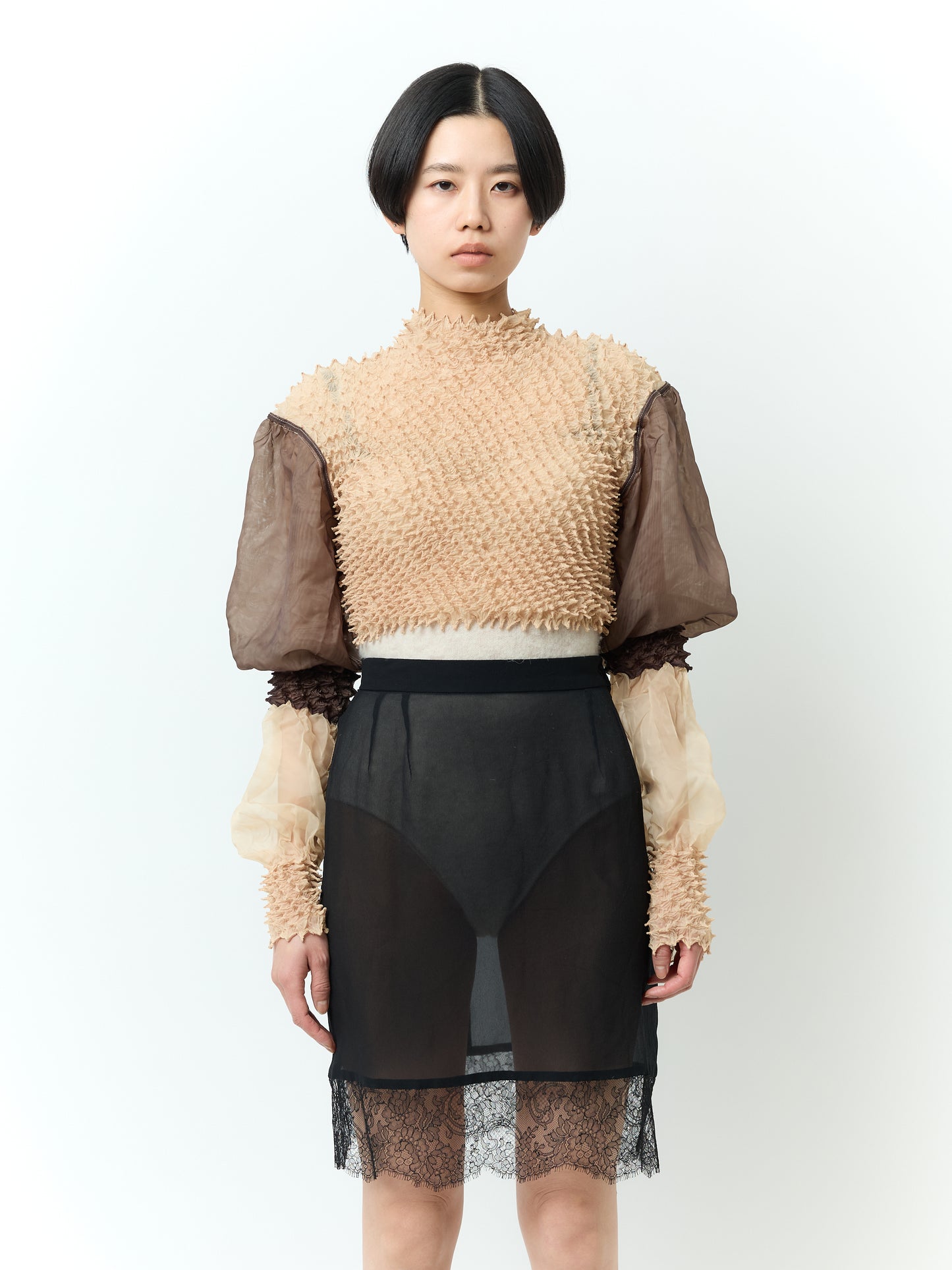 SHIBORI Blouse - 241 Sand