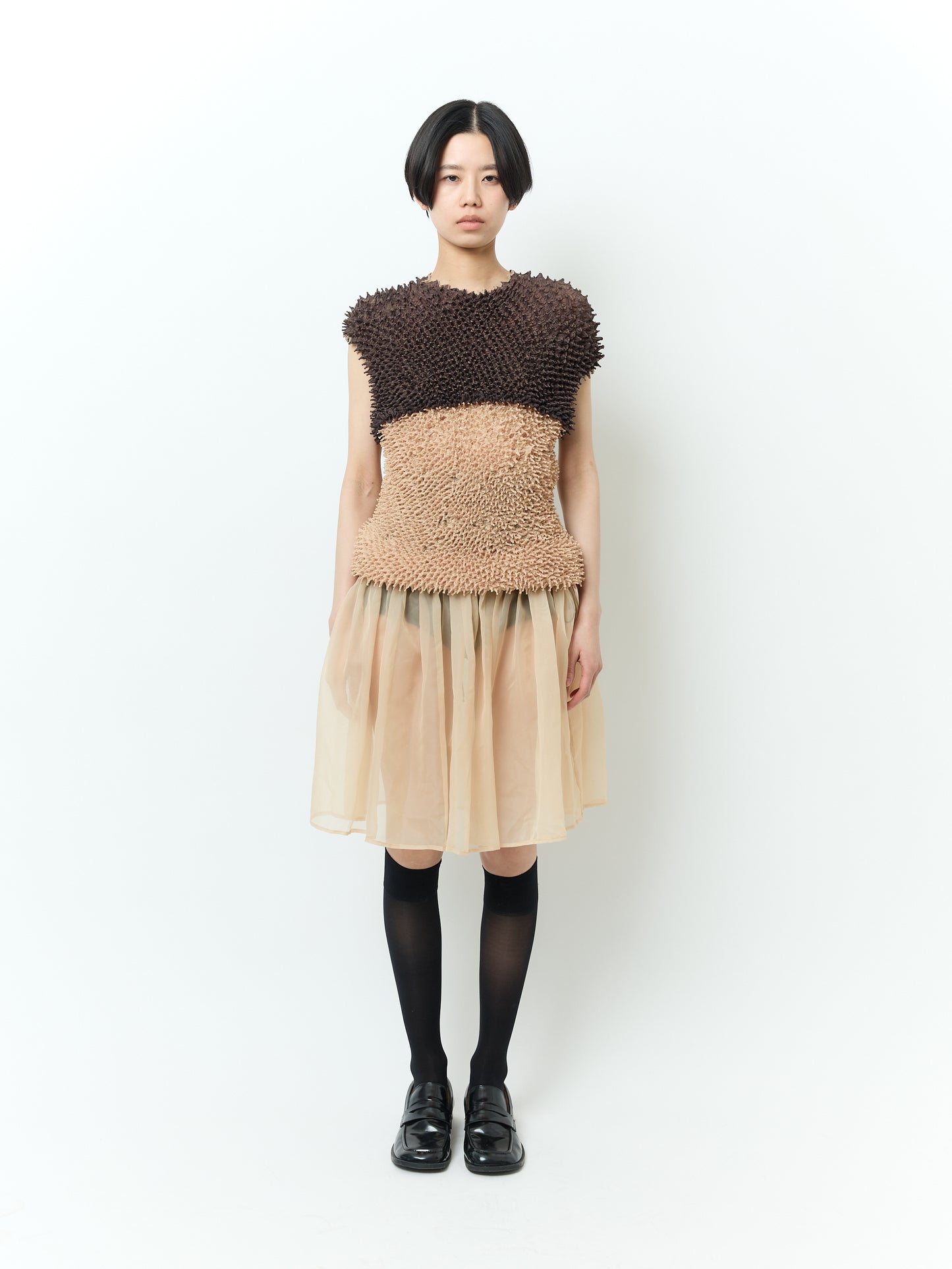 SHIBORI Mermaid Dress - 241 Sand
