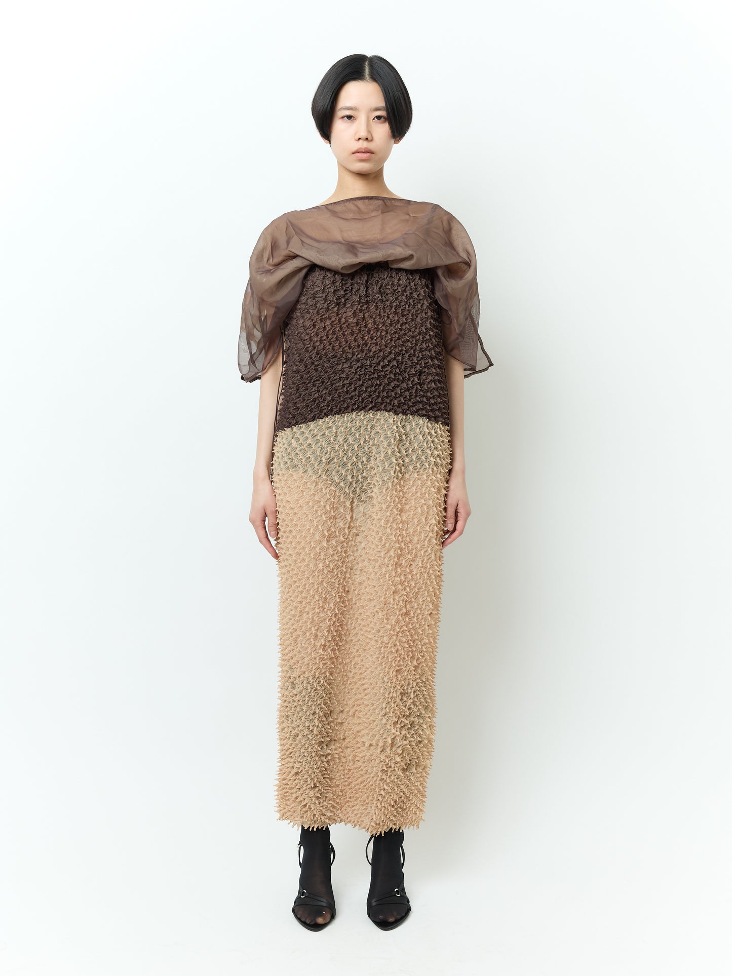 SHIBORI Kite Dress - 241 Sand