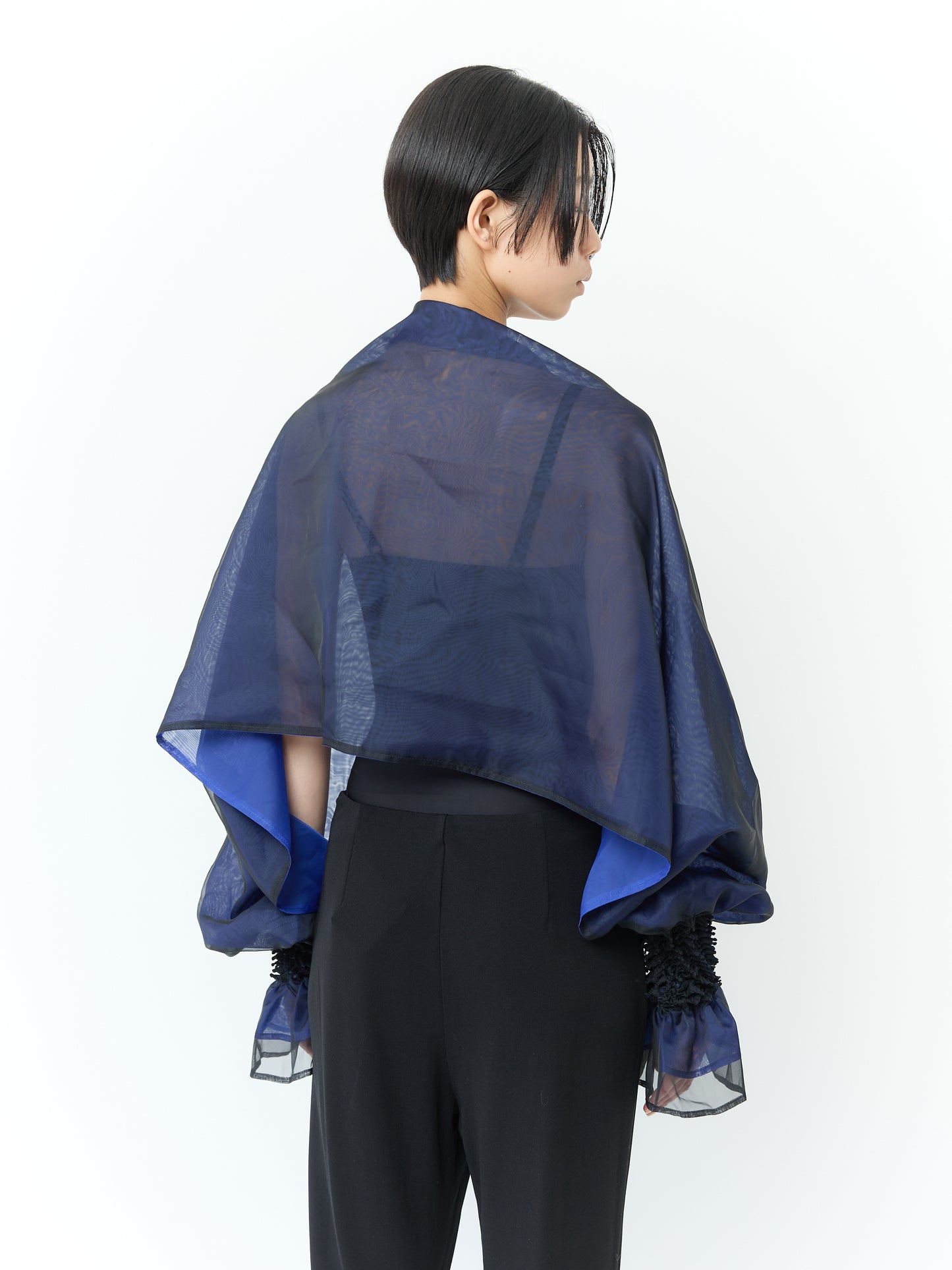 SHIBORI Long Sleeve - 243 Blue