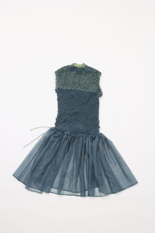 SHIBORI Mermaid Dress - 242 Forest