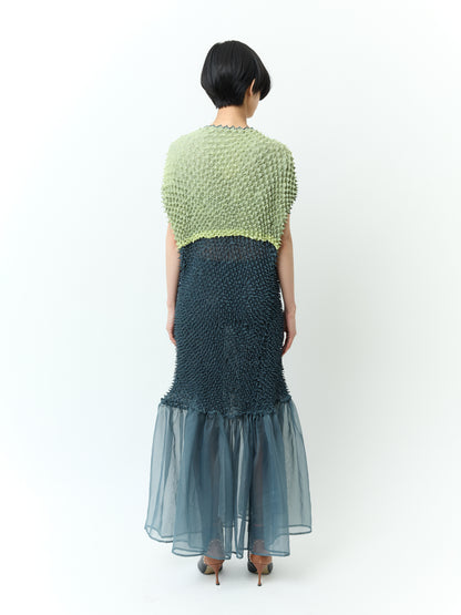 SHIBORI Mermaid Dress - 242 Forest