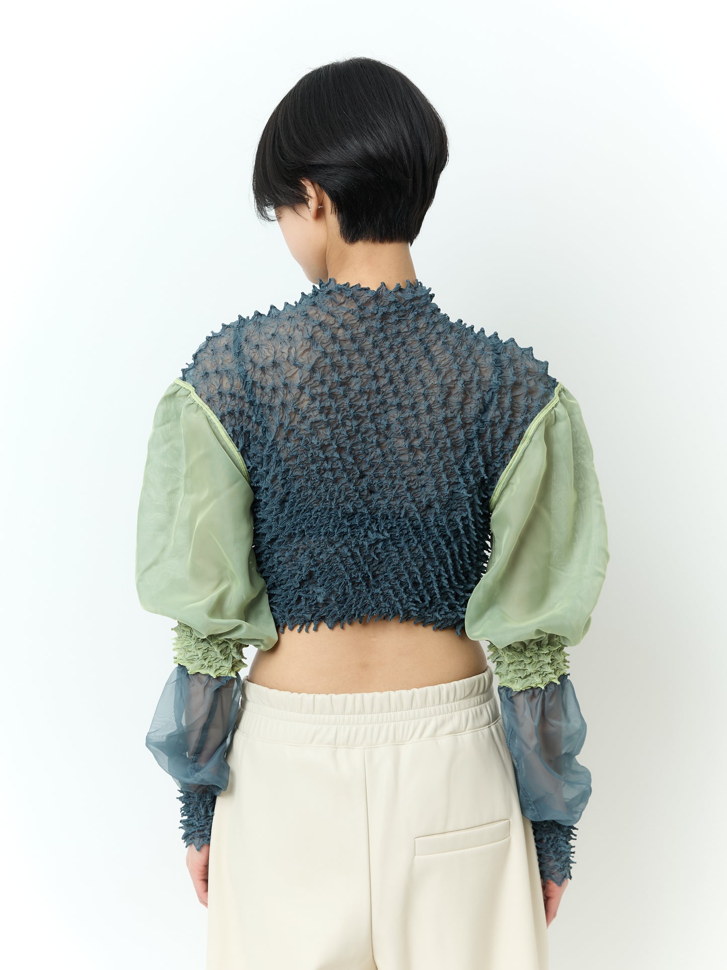 SHIBORI Blouse - 242 Forest