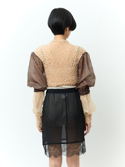 SHIBORI Blouse - 241 Sand
