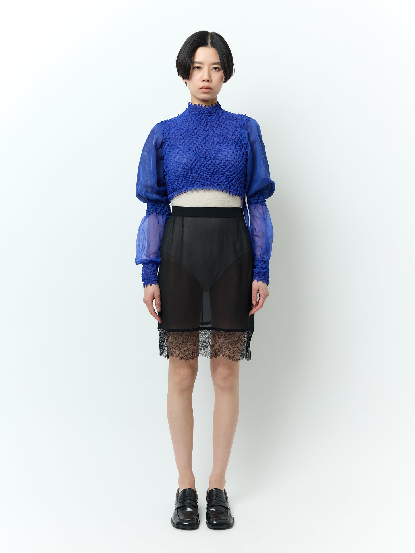 SHIBORI Blouse - 243 Blue