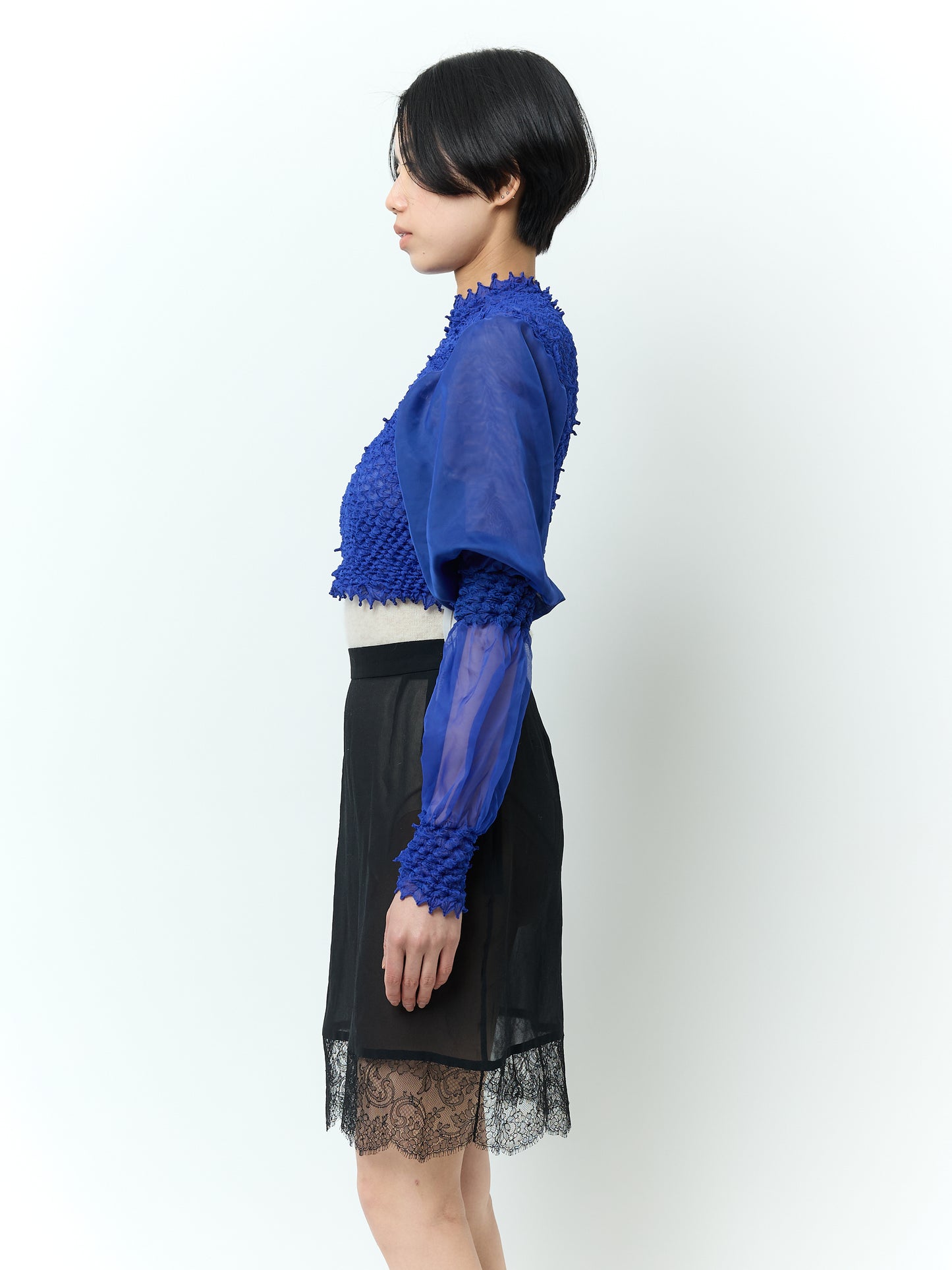 SHIBORI Blouse - 243 Blue