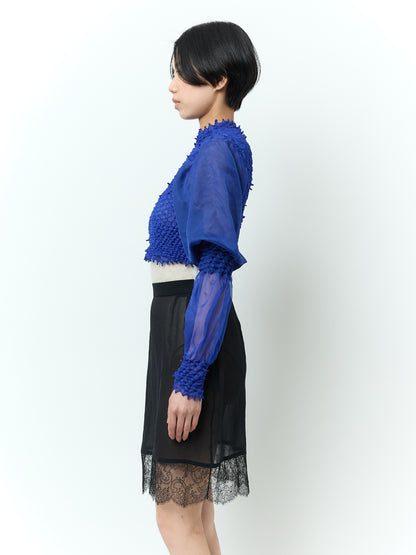 SHIBORI Blouse - 243 Blue