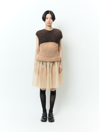SHIBORI Mermaid Dress - 241 Sand