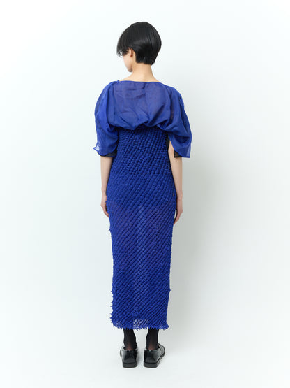 SHIBORI Kite Dress 243 Blue