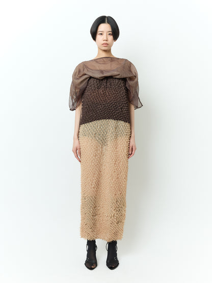 SHIBORI Kite Dress - 241 Sand