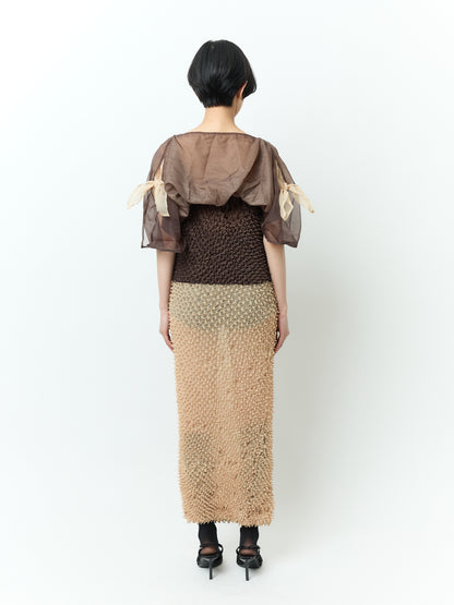 SHIBORI Kite Dress - 241 Sand