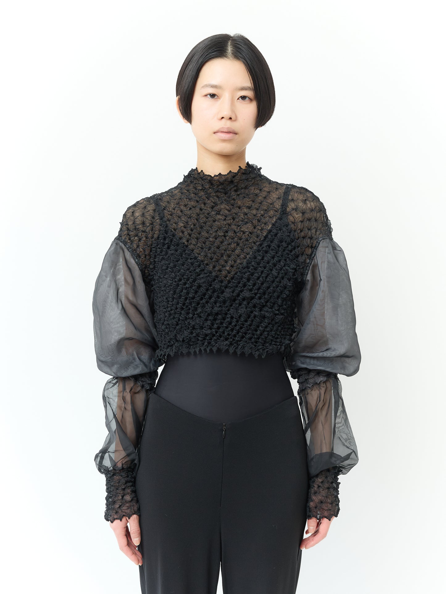SHIBORI Blouse - 244 Black