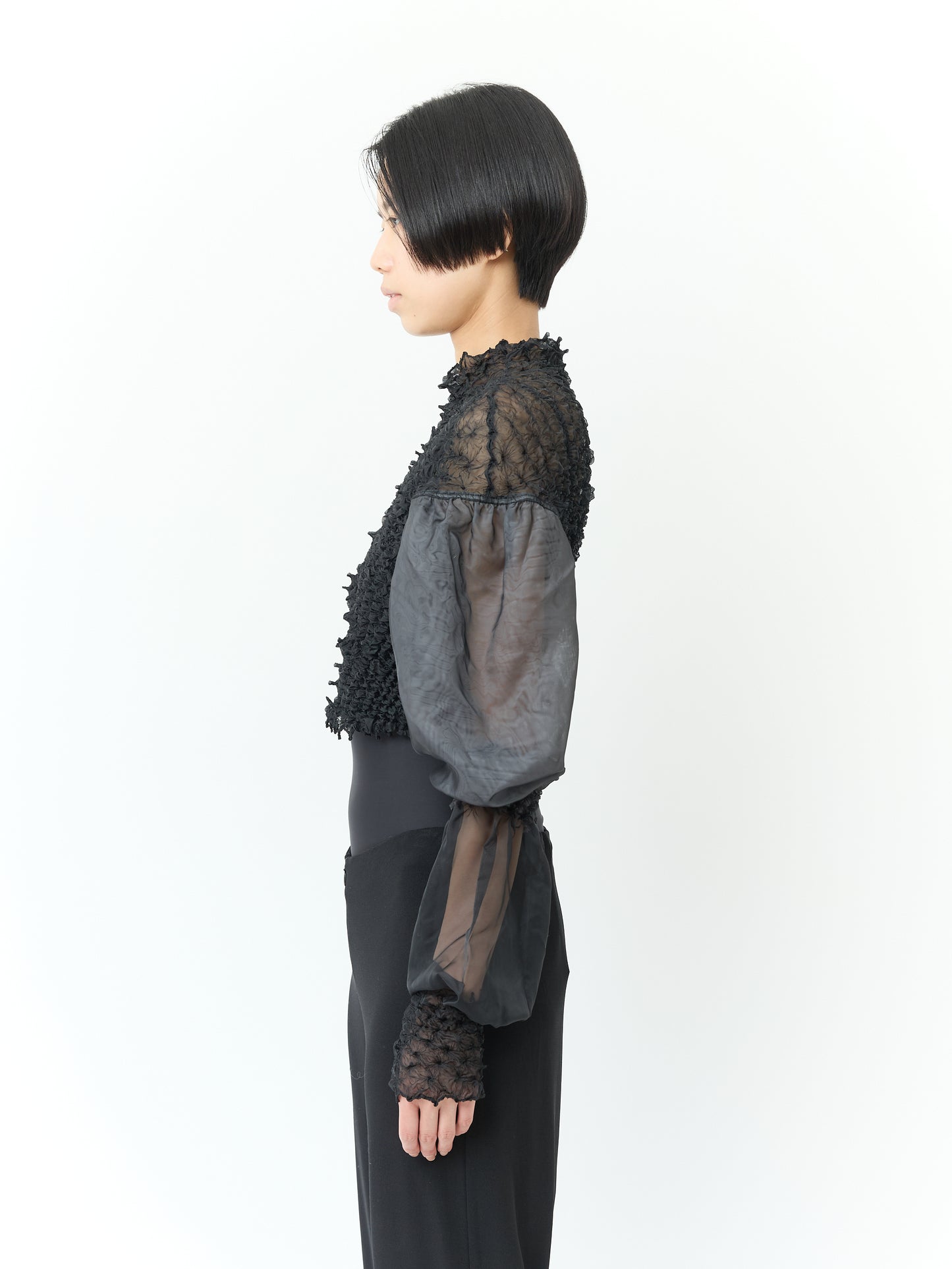 SHIBORI Blouse - 244 Black