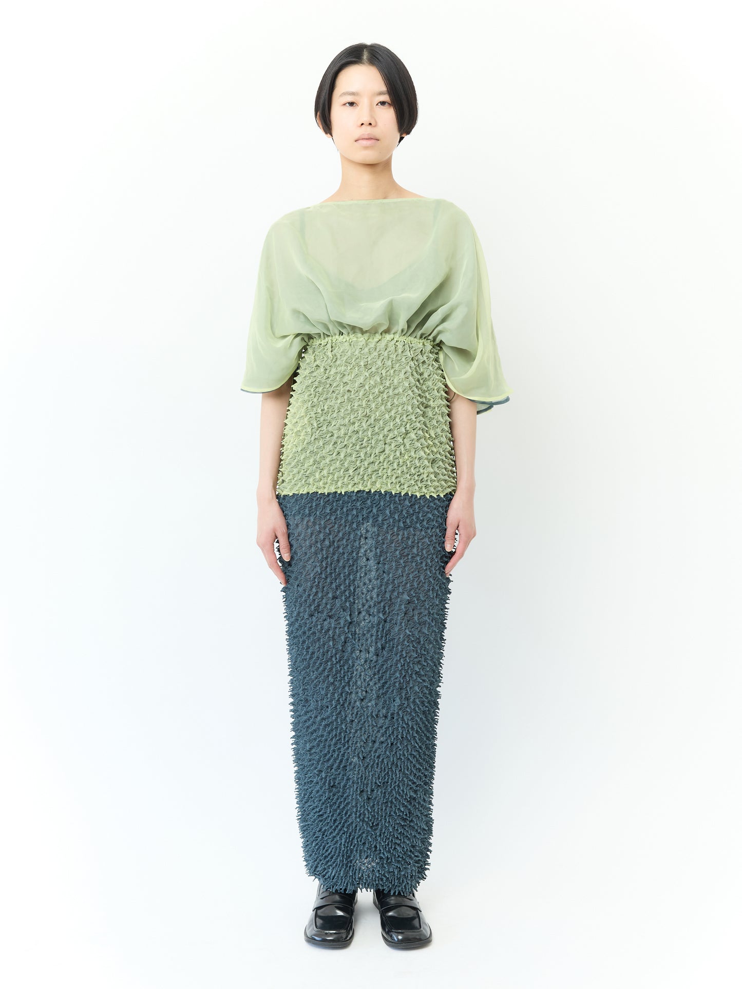 SHIBORI Kite Dress - 242 Forest