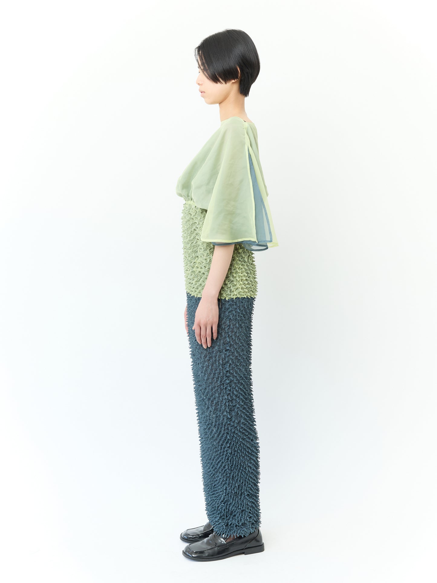 SHIBORI Kite Dress - 242 Forest