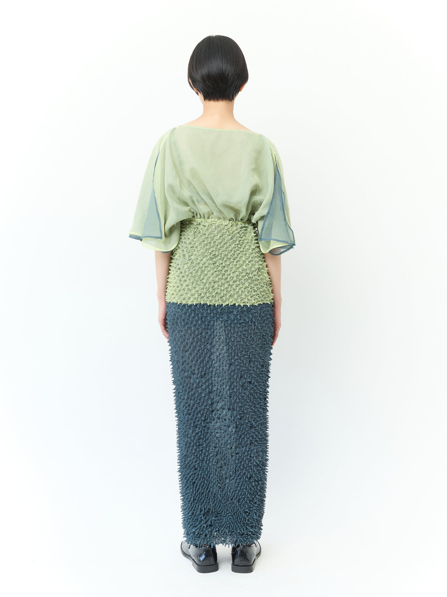 SHIBORI Kite Dress - 242 Forest